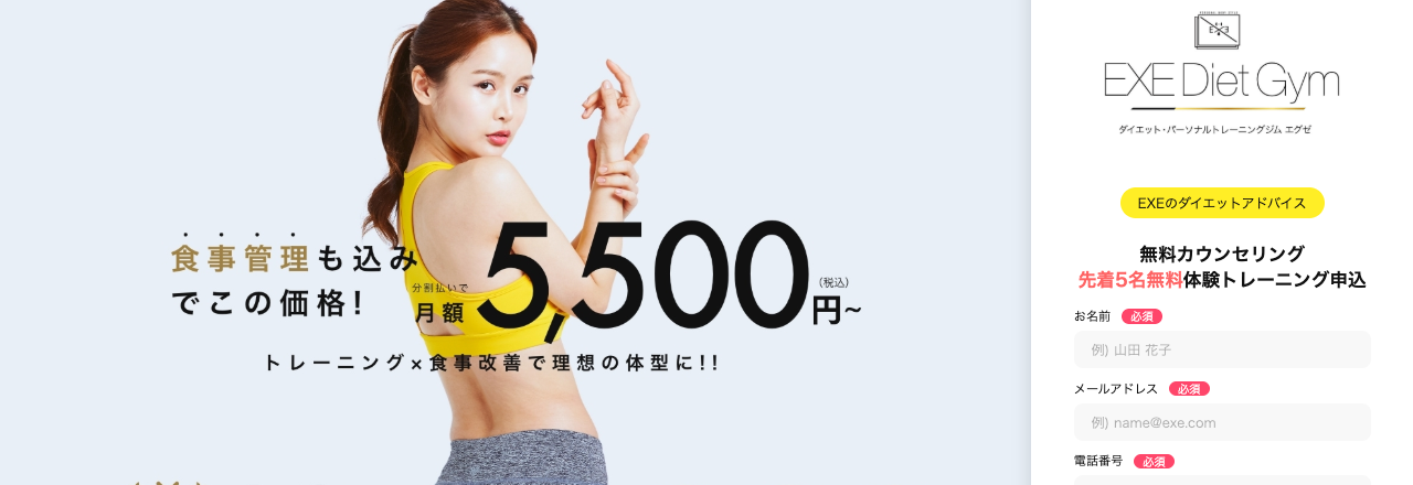 EXE（エグゼ）の最新キャンペーン・料金情報（公式サイトより）